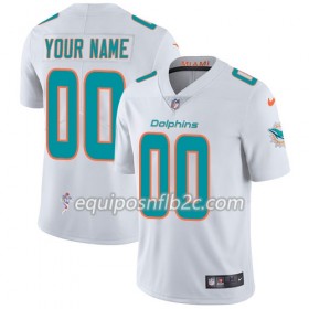 Camiseta Hombre NFL Miami Dolphins Personalizar Blanco